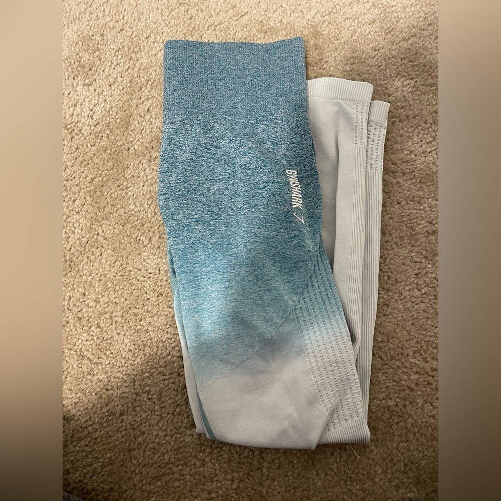 Gymshark blue ombré seamless leggings